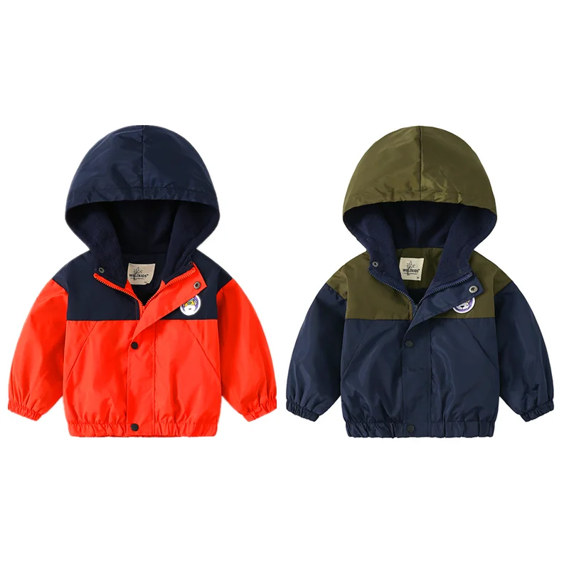 

Детская флисовая куртка с капюшоном, на возраст 2-7 лет