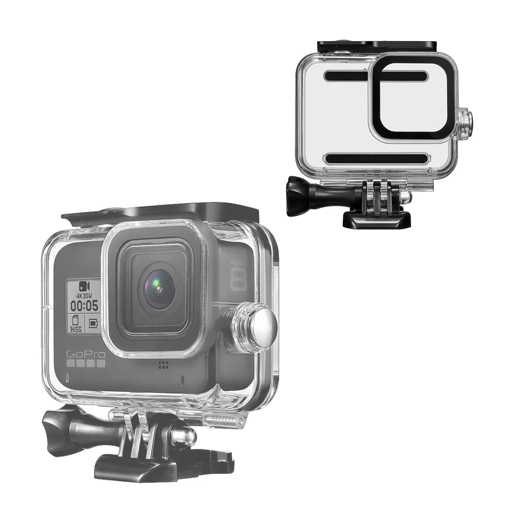 Подводный водонепроницаемый чехол защитный для GoPro Hero 8 экшн камеры аксессуары