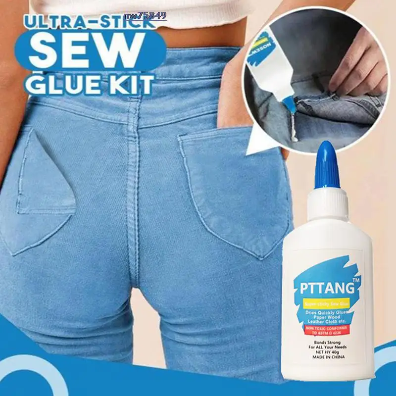 

Liquid Instant Fabric Sew Glue Leather Sew Glue Kit Secure Fast Drying Glue Liquid Sewing Ultra-stick Supplies Adhesives