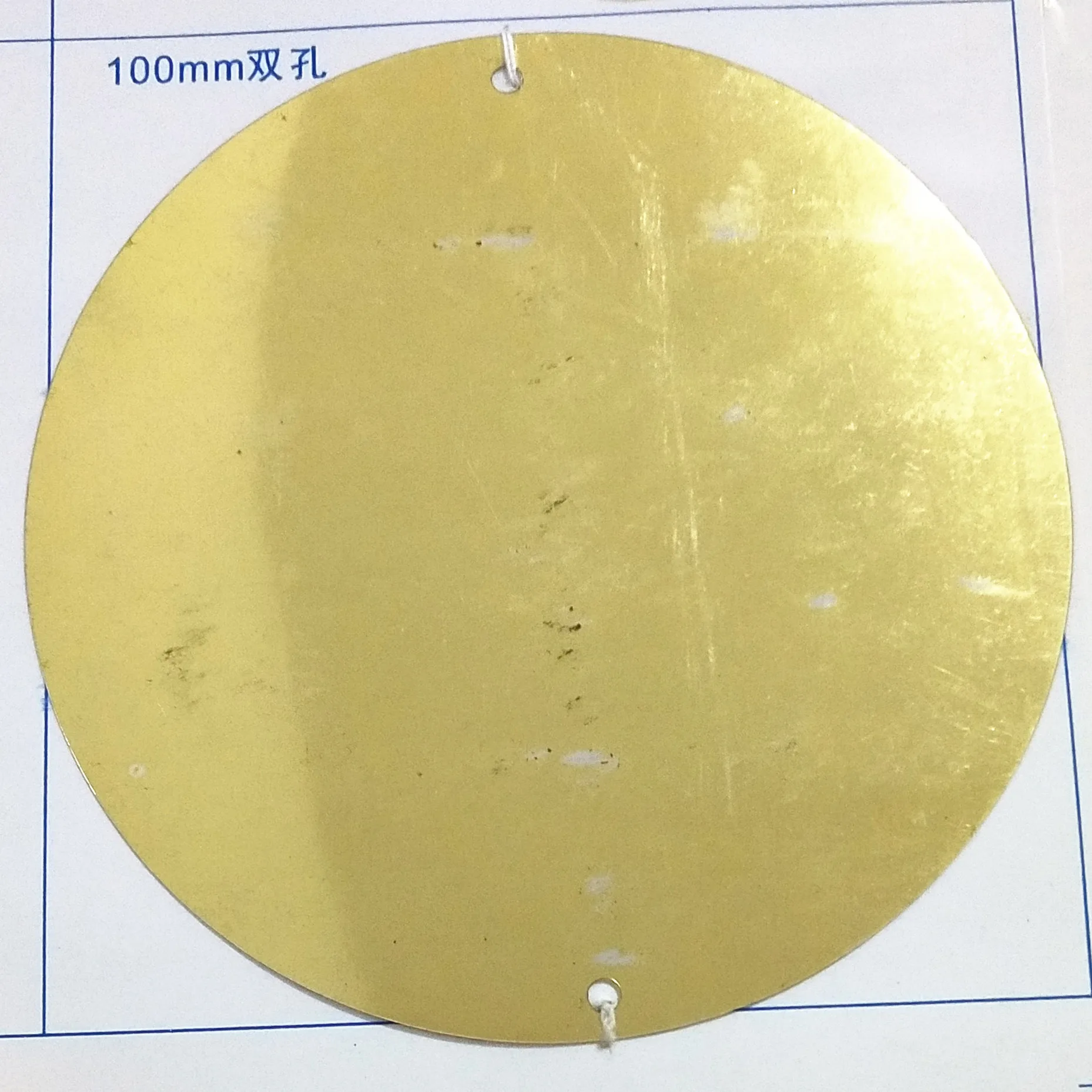 

100 шт 100 мм плоские большие круглые Блестки для рукоделия Швейные поделки с 2 боковыми отверстиями лазерное серебро
