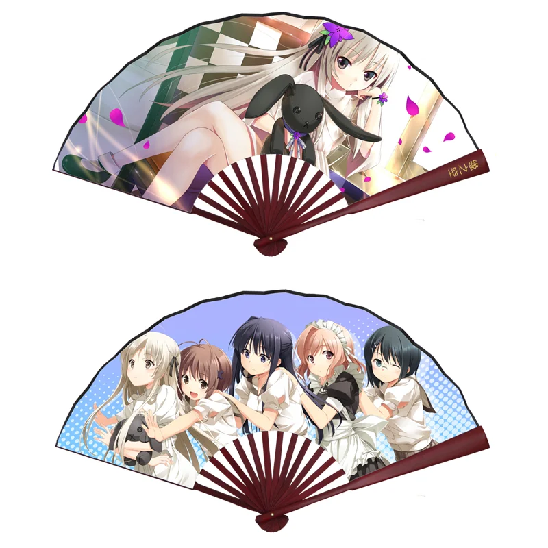 

Аниме мультфильм унисекс Yosuga no Sora Kasugano Haruka складной веер подарок косплей костюмы