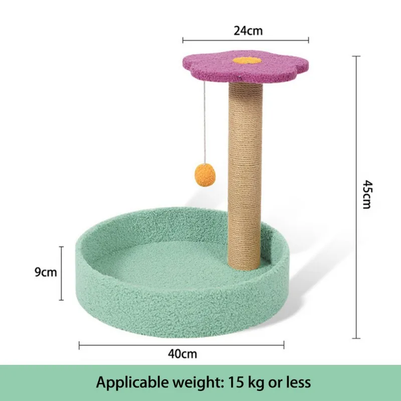 

Cat Tree Toys Cats Climbing Tree Two layers With Hammock House Furniture Scratching Solid Wood Posts Pet Products