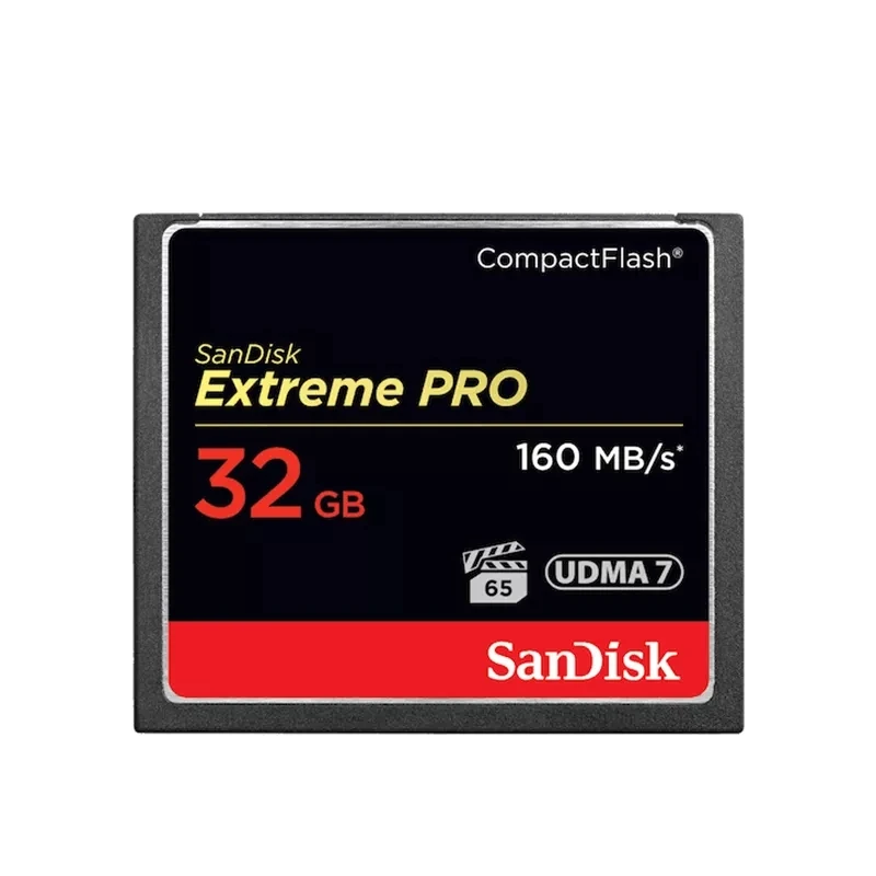 

Extreme Sandisk Pro CF Card 64GB 32GB 128GB Compactflash Memory Card Up to 160MB/s Read Speed for Digital Cameras/DSLR Camera