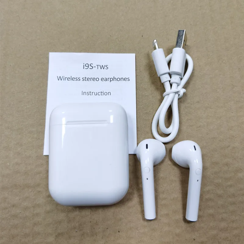 I9s Tws мини беспроводные наушники Bluetooth 5,0, наушники, воздушные наушники, гарнитура с зарядным устройством для iPhone, huawei, Xiaomi - Цвет: i9s Tws Binaural