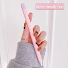 Для Apple Pencil 2 Чехол из мягкого силикона с принтом держатель стилус с резиновой нескользящей подошвой для Ipad карандаш 2nd защитный рукав Аксессуары для карандашей