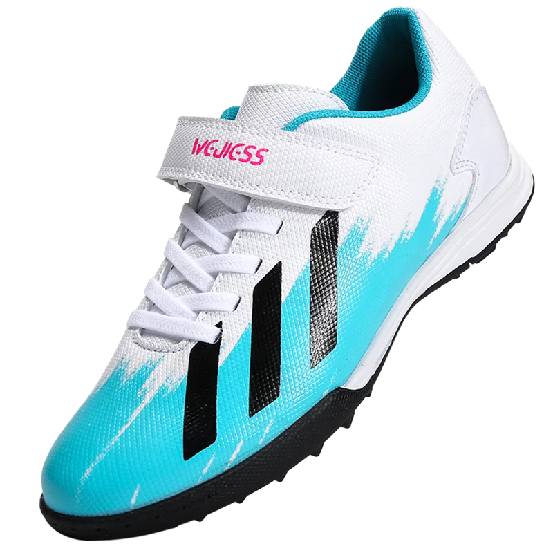 

Kids Soccer Shoes Breathable Football Boots Valuable Outdoor TF/AG Safe School Artificial Grass Sneakers 31-37 Training Shoes