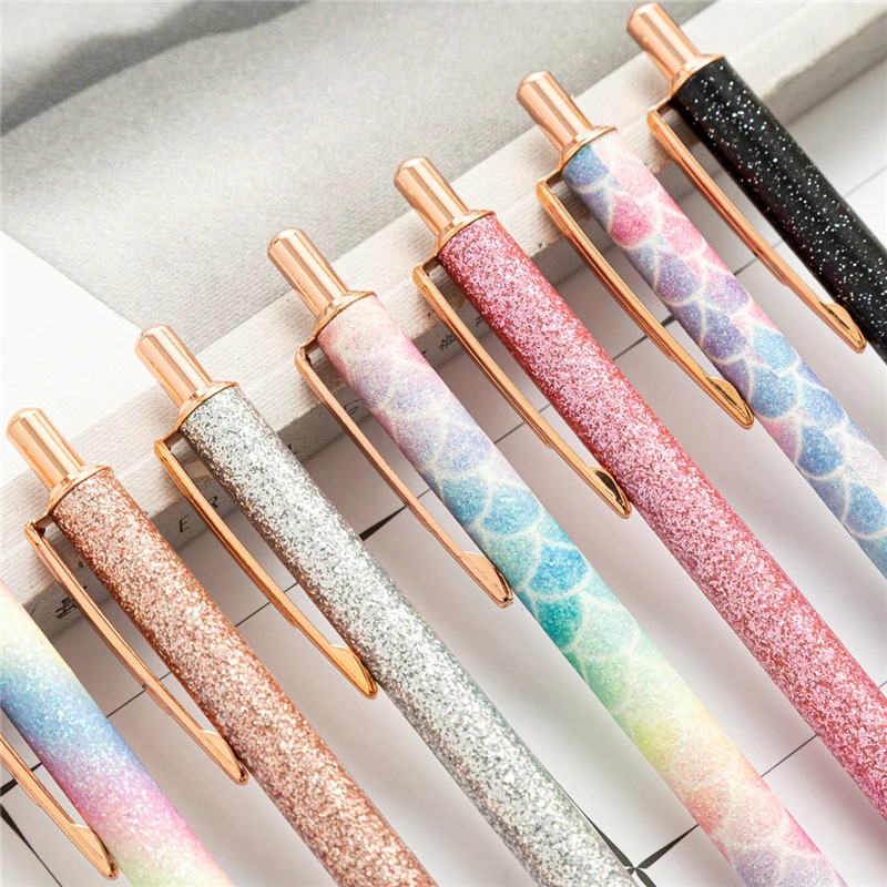 

Glitter 1.0mm Black Ink Color Photo Album Gel Pen Stationery Office Learning Cute Scrapbooking Pen Unisex Pen Gift for Kids