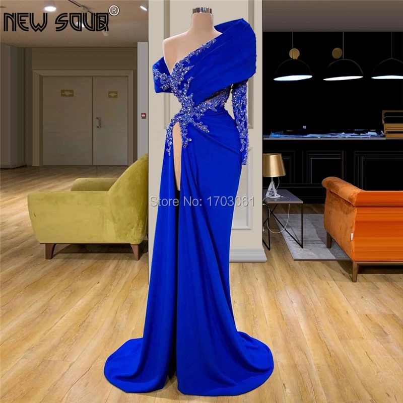 Женские вечерние платья на одно плечо кафтаны заказ для Исламской вечеринки 2020