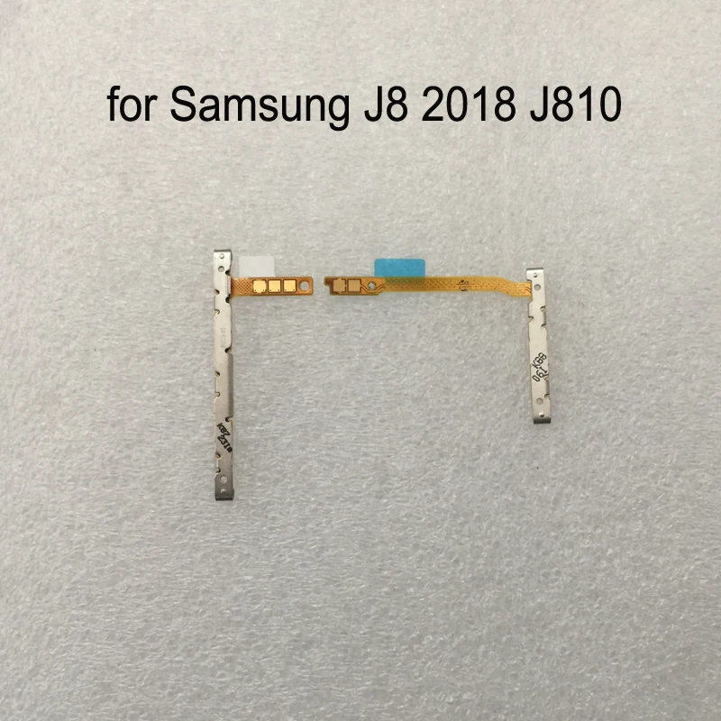 Для Samsung Galaxy J8 2018 J810 J810F J810G J810DS J810Y оригинальный корпус телефона Новая кнопка питания боковой ключ гибкий кабель
