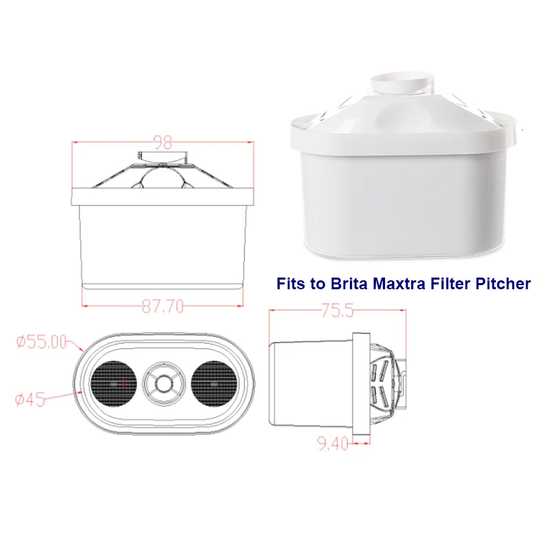 3 шт./лот бытовой Brita Maxtra фильтрующий кувшин Сменный фильтр картриджи минеральная