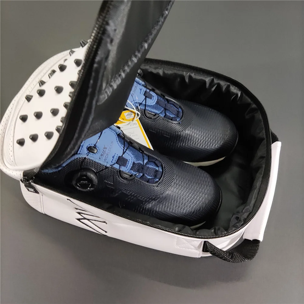 Новая обувь для гольфа сумка с крутым дизайном масса заклепками из искусственной