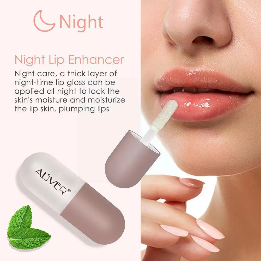 

Day Night Lips Enhancer Serum Lip Plumper Moisturizing Lip Care Oil Lip Lip Lips Anti-drying Plumper Oil Lip Nourishing E7h1