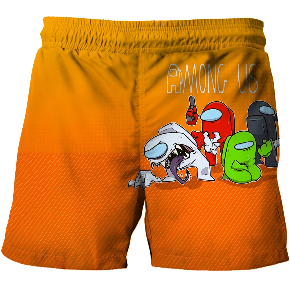 

Summer Kids Video Game Among Us Impostor Printed Shorts Kids 3D Cartoon Anime T shirt Impostor Boys Clothes 4-14Y Kids Shorts