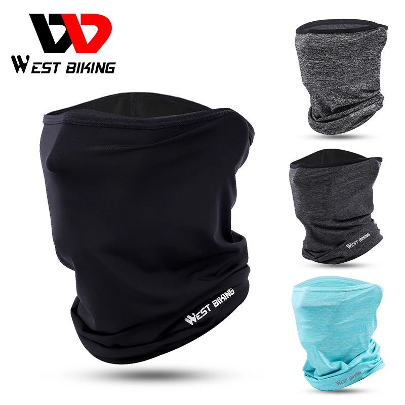 

WEST BIKING Cycling Headwear Summer Men Anti-sweat Breathable Cycling Face Cover Running Bicycle Bandana Sports Scarf Headband
