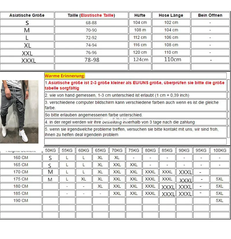 

Men Asymetric Layered Jogger Pant Hip Hop Streetwear Jogger Pants Slim Fit Casual Drawstring Close Bottom Long Pants