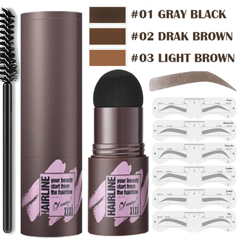 Набор для формирования бровей в один шаг стойкий контурный штамп форме с 6 парами