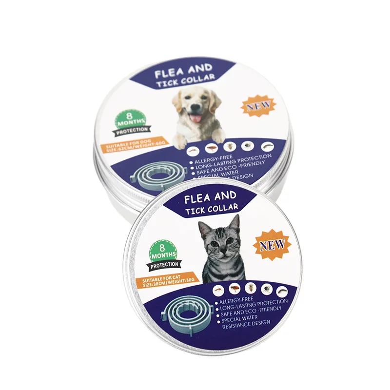 

Flea And Tick Collar For Dogs Cats Up To 8 Month Flea Tick Dog Collar Anti-mosquito and insect repellent Pet collars