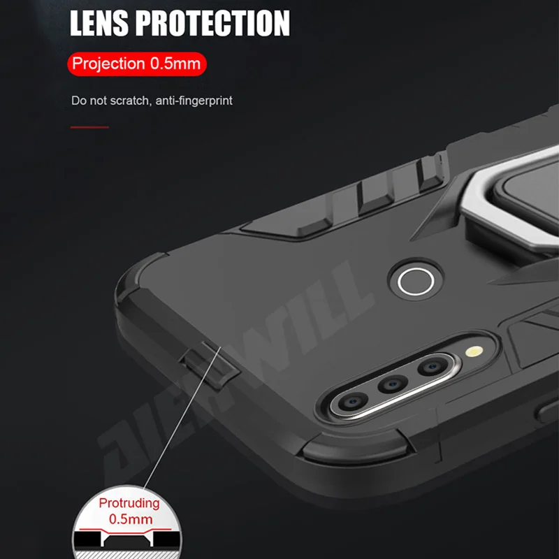 Роскошное кольцо Броня чехол для huawei P30 lite магнитный автомобильный удерживающий