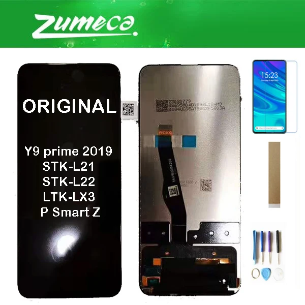 

Original Without/With Frame For Huawei Y9 prime 2019 STK-L21 STK-L22 LTK-LX3 P Smart Z Honor 9X LCD Display+Touch Screen