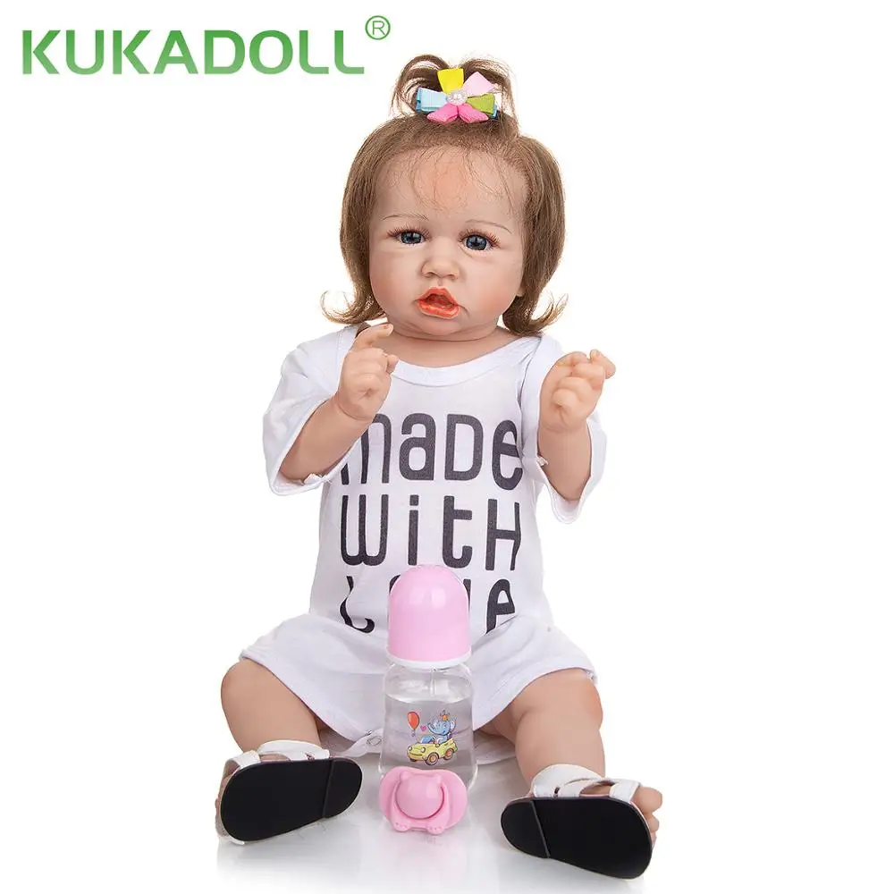 Кукла младенец KUKADOLL Новорожденный ребенок Новое поступление полностью закрытый
