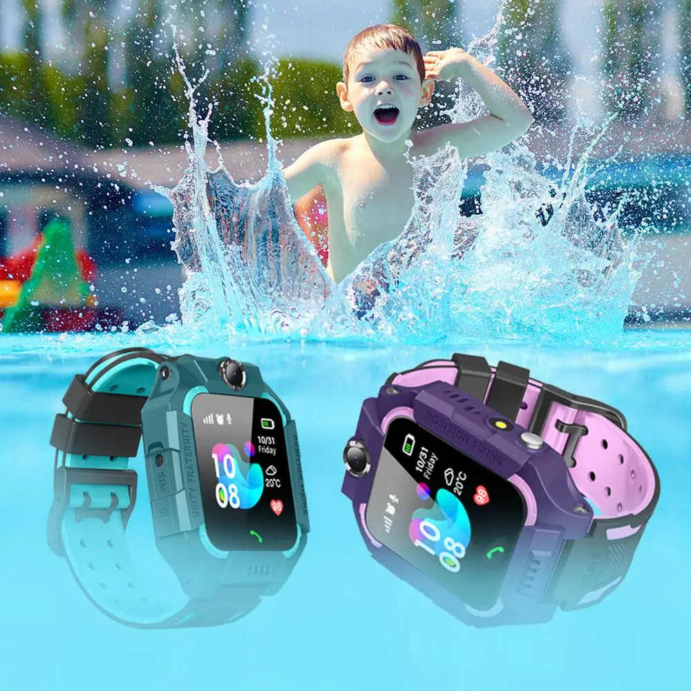 ABS Non/Waterproof Children Digital Touch Wristwatch Baby Watch Phone Camera Flashlight Voice Android iOS Anti-lost Kid Toy Gift | Игрушки и