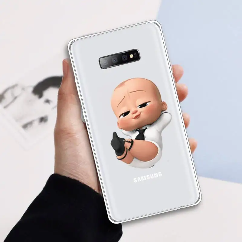 

The Bady boos Phone Case Transparent for samsung A 21s 50 71 S 8 9 20 20fe note 10 20 ultra plus