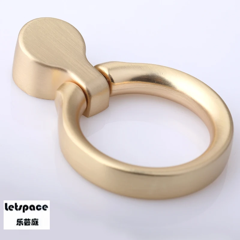 Современная простая Мода Падение Кольцо kicthen шкаф комод Дверная ручка пятно