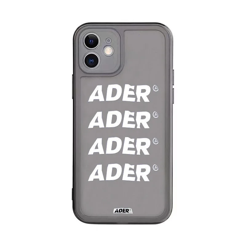 

Korean Street fashion ADER Phone Case For iPhone 12 13 Mini 11 Pro XS MAX X XR 7 8 Plus SE 2020 shockproof Silicon Soft Cover