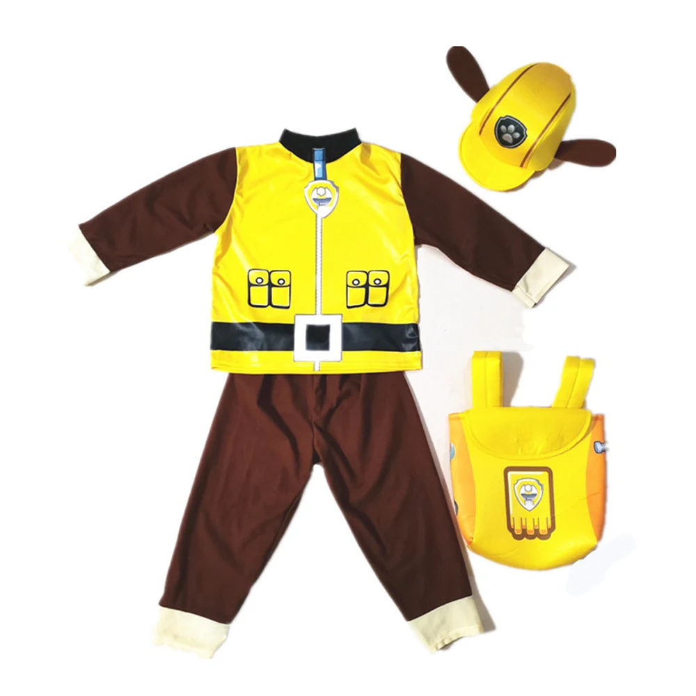 Barking Patrol Costume Kids Boys Girls Birthday Purim Marshall Chase Skye Cosplay Costumes Dog Children Ryder Party Role |