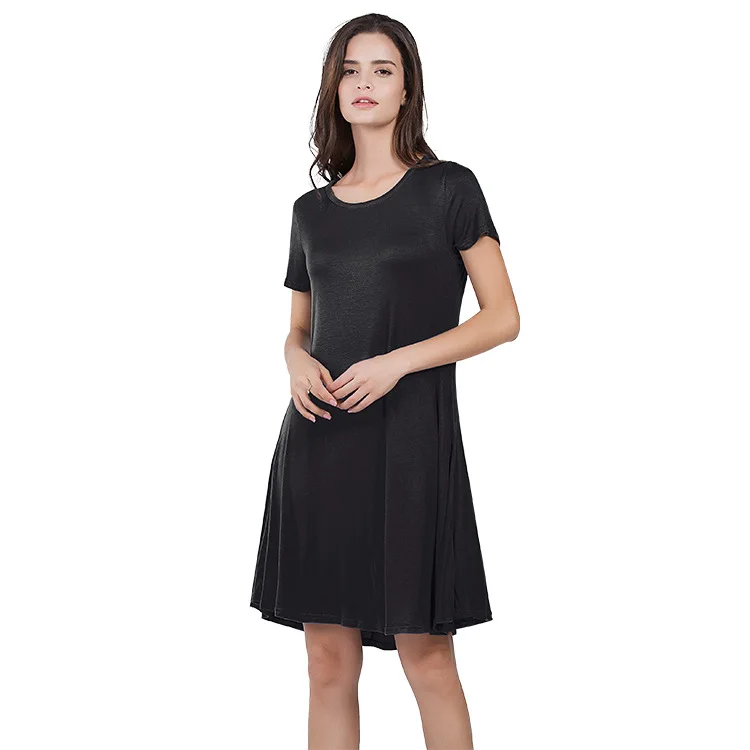 

Summer Casual Boho Short Sleeve Beach Dress Bandage Bodycon Evening GRAY22