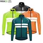 WOSAWE Сверхлегкий Светоотражающие Для Мужчин's велосипедная куртка с длинным Водонепроницаемый ветрозащитный дорога горный велосипед куртки для MTB велосипедная ветровка