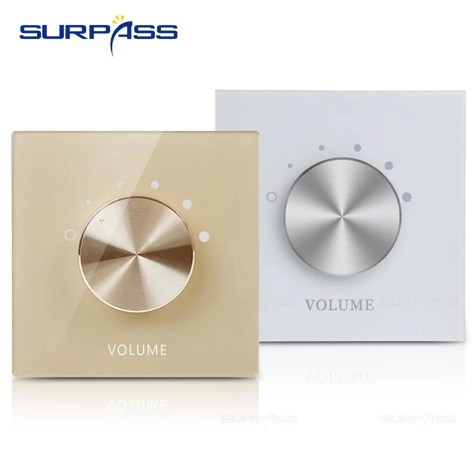 Полный Hosue Переключатель настройки громкости Регулировка стены панель простота