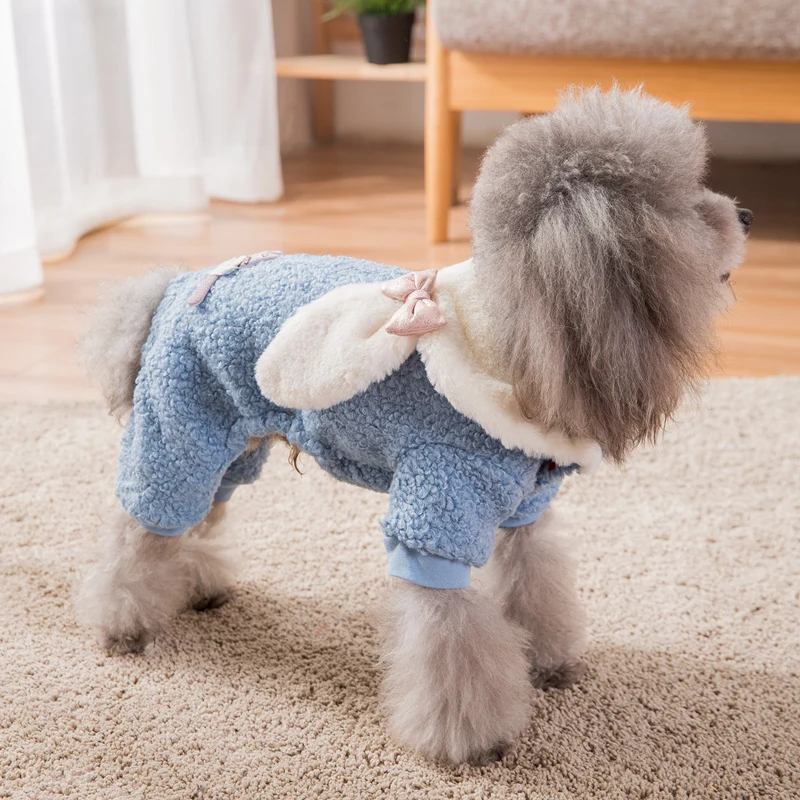 Hipidog Бесплатная доставка Забавный милый кролик одежда для домашних животных