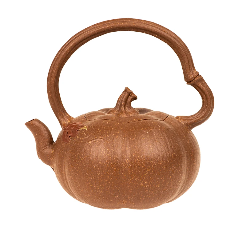 

Yixing recommended tea set manually floret academic bionic device pumpkin girder sketch pot