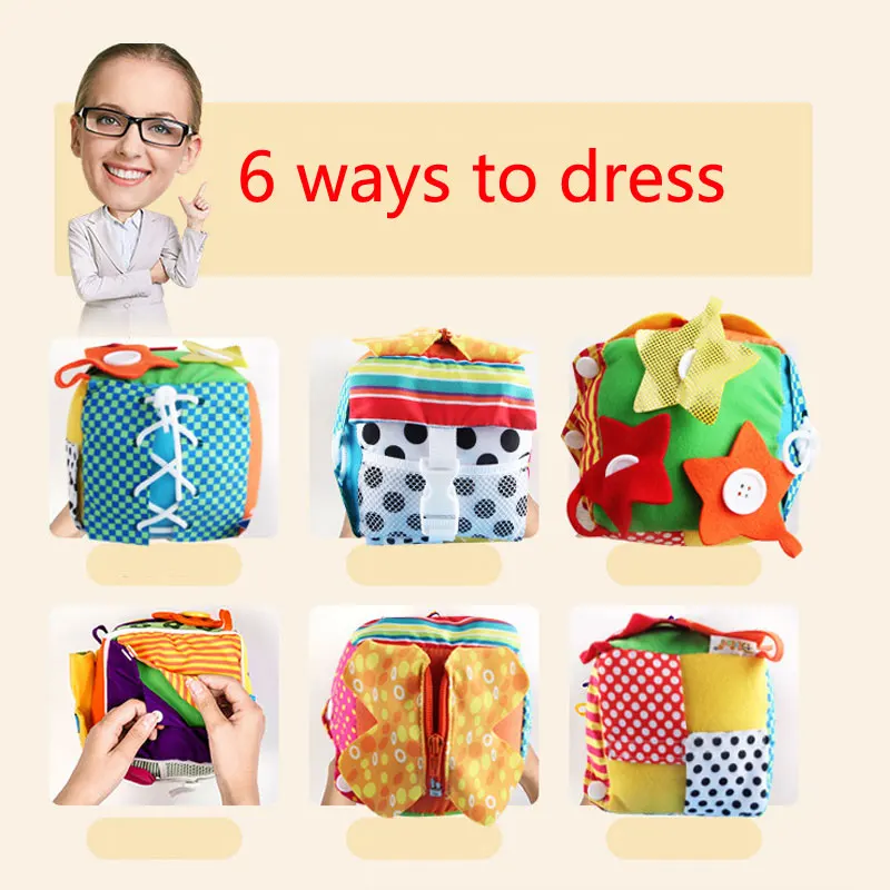 

Montessori for children Skills Training Educational baby toys Soft toy learning resources quiet book interactive toy for kids