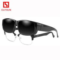 outsun 2020 new design unisex polarized fit over sunglasses men over the prescription glasses rx insert cover sunglasses145