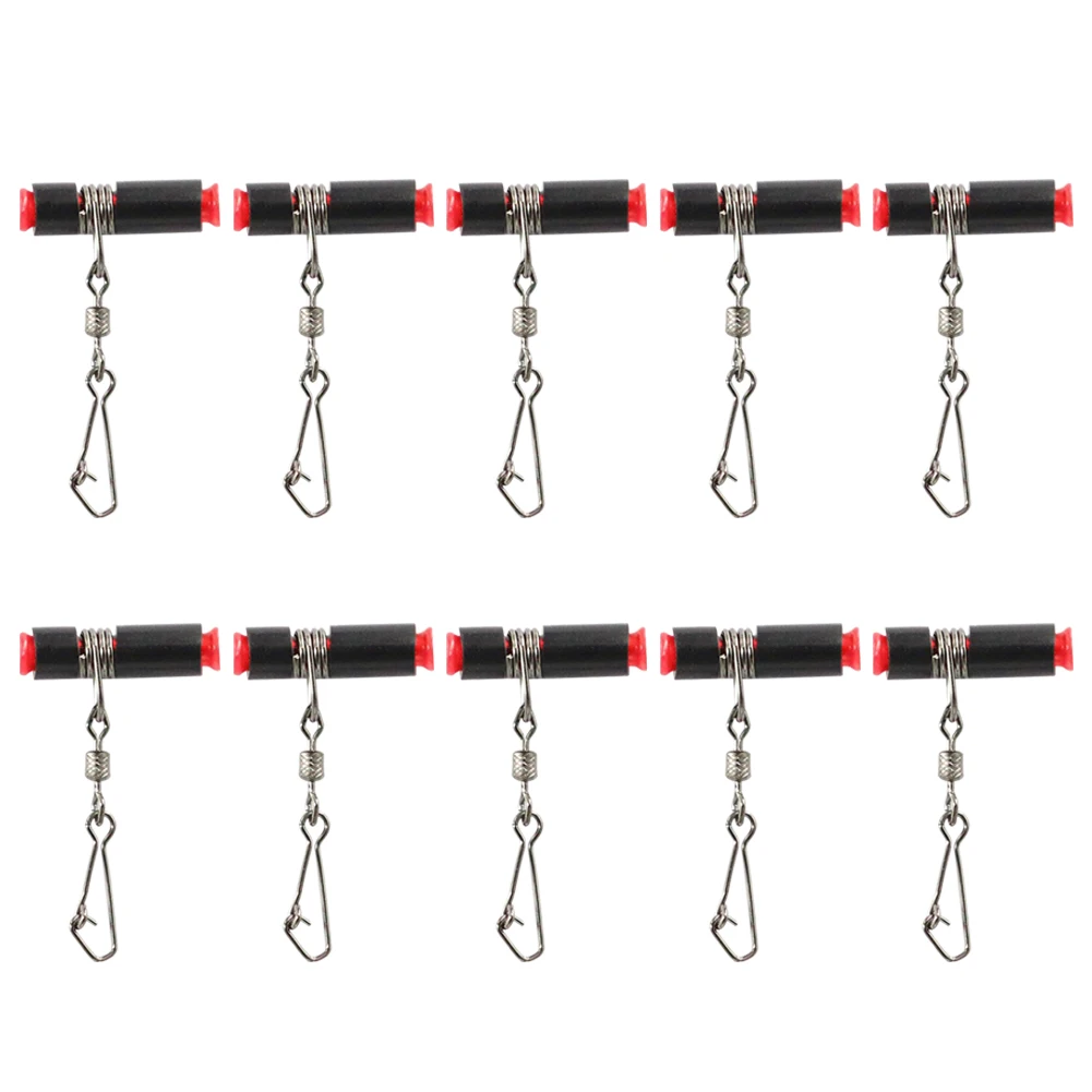 

10pcs Stainless Steel Sea Fishing String Splitters Strong Rolling Fishing Balance Swivels Snap Saltwater Fish Accessories