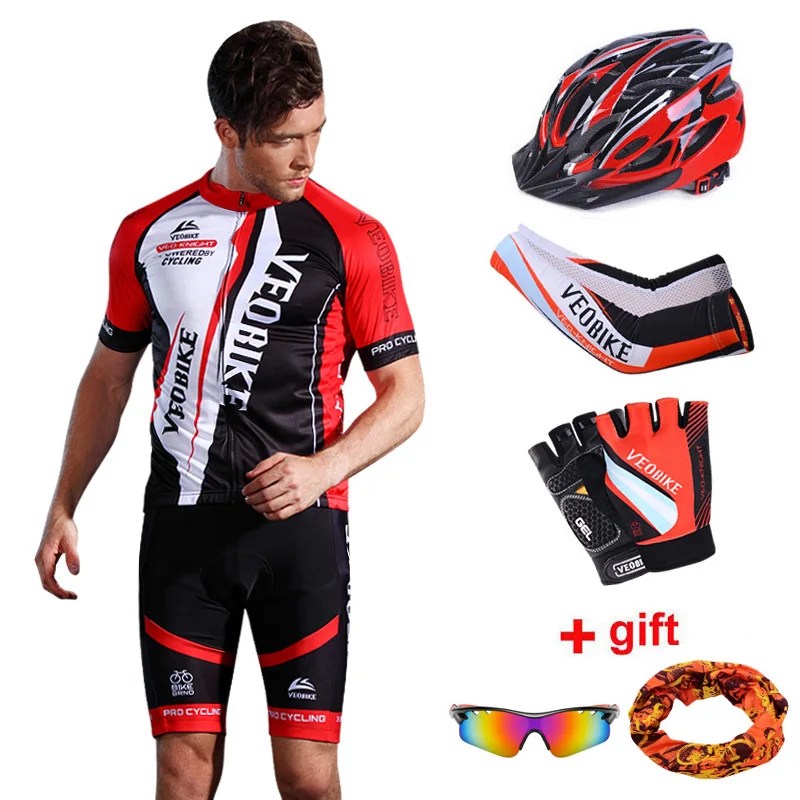Командная одежда для велоспорта мужчин Pro велосипедные Джерси наборы с коротким