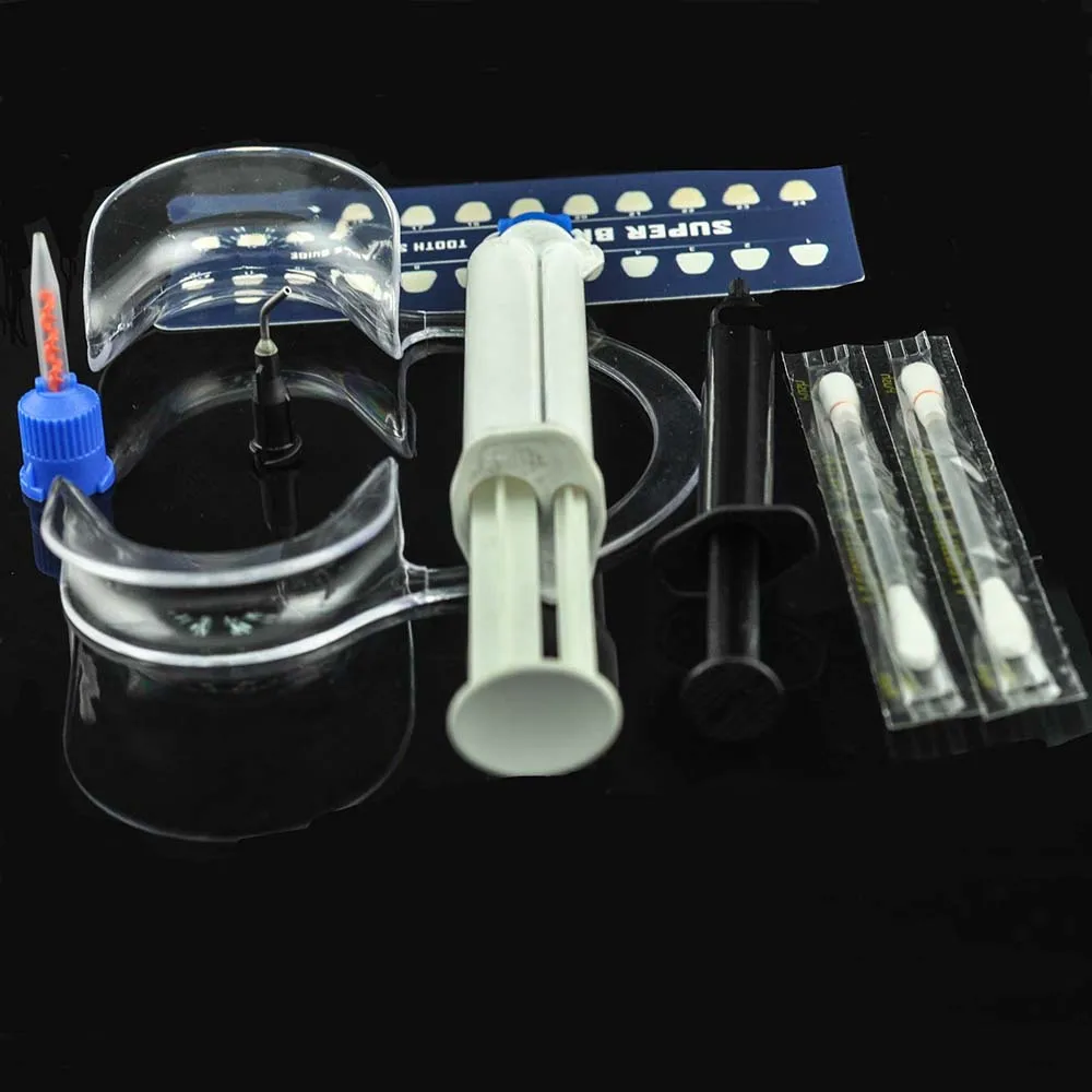 2 Наборы 35% HP профессиональный набор двойной блок шприц гель для отбеливания