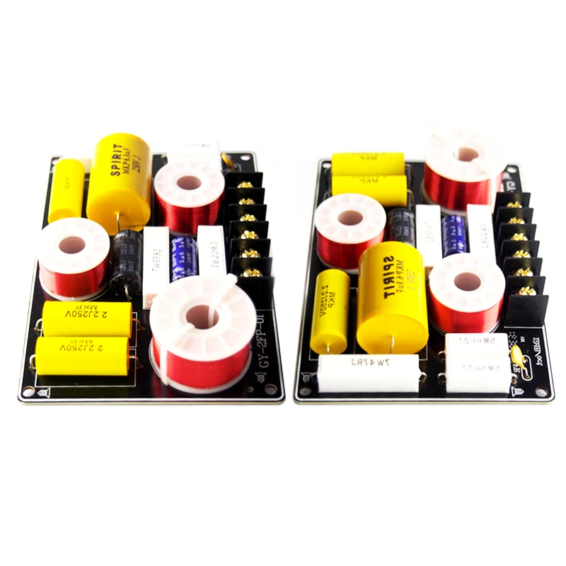 2 шт. 2-полосный динамик 150 Вт Высокочастотный Низкочастотный Частотный делитель