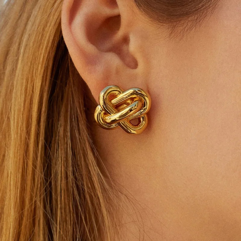

Ladies Bohemian Cross Earrings Jewelry Alloy Female Earrings Fashion Simple High Quality Jewelry Punk Rock Earrings New