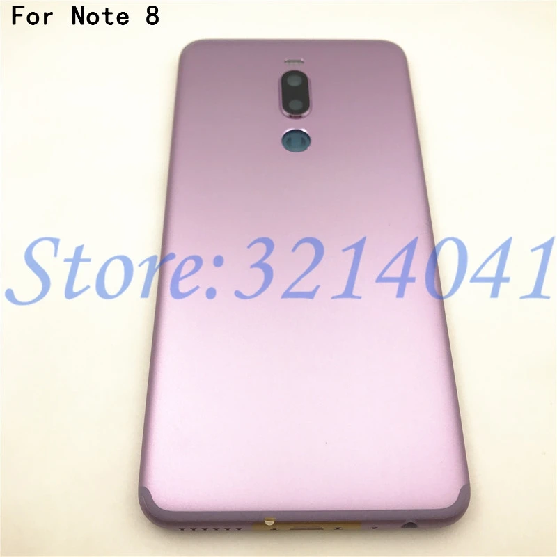 

Новая Металлическая Крышка батарейного отсека, задняя крышка, чехол 6,0 дюйма для Meizu Note 8 M822H с объективом камеры (без кнопок питания и громкос...