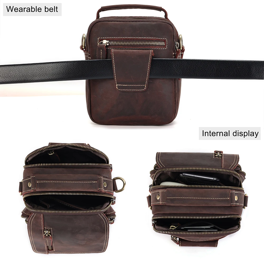 JOYIR мужская сумка-мессенджер из натуральной кожи для мужчин повседневная сумка