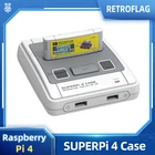 Чехол Retroflag SUPERPi 4 для Raspberry Pi 4 Чехол J с картриджем защитное отключение сброс корпус для Pi 4 Модель B оптический геймпад