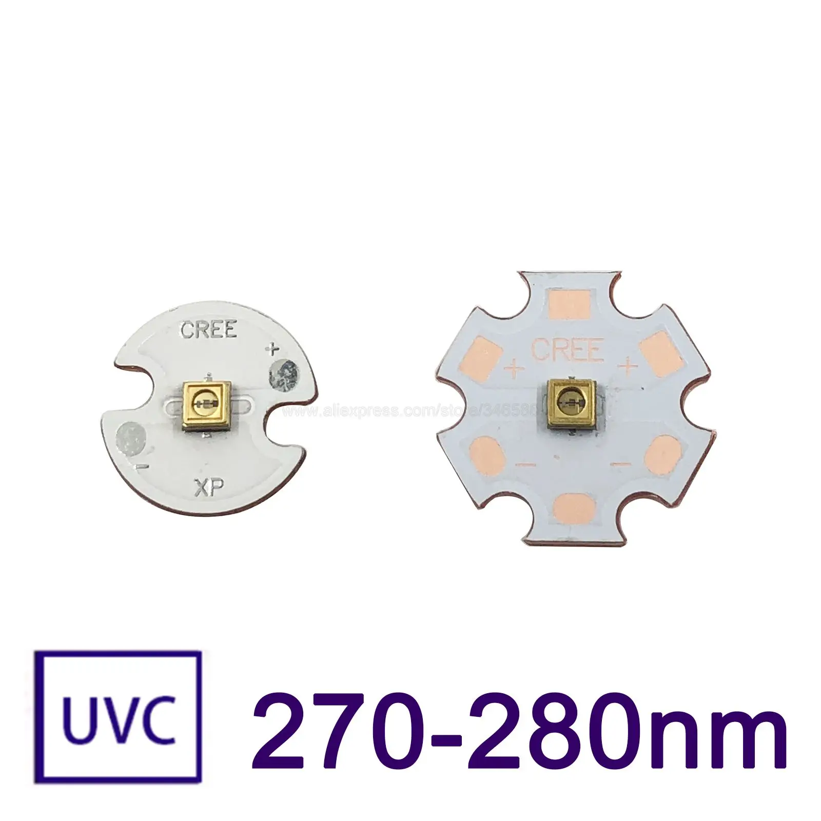 

10PCS UVC LED Diode 3535 Chip 275nm SMD UVC LED Lamp Beads 270nm 280nm Deep Violet Ultraviolet 6V for UV Disinfection Equipment