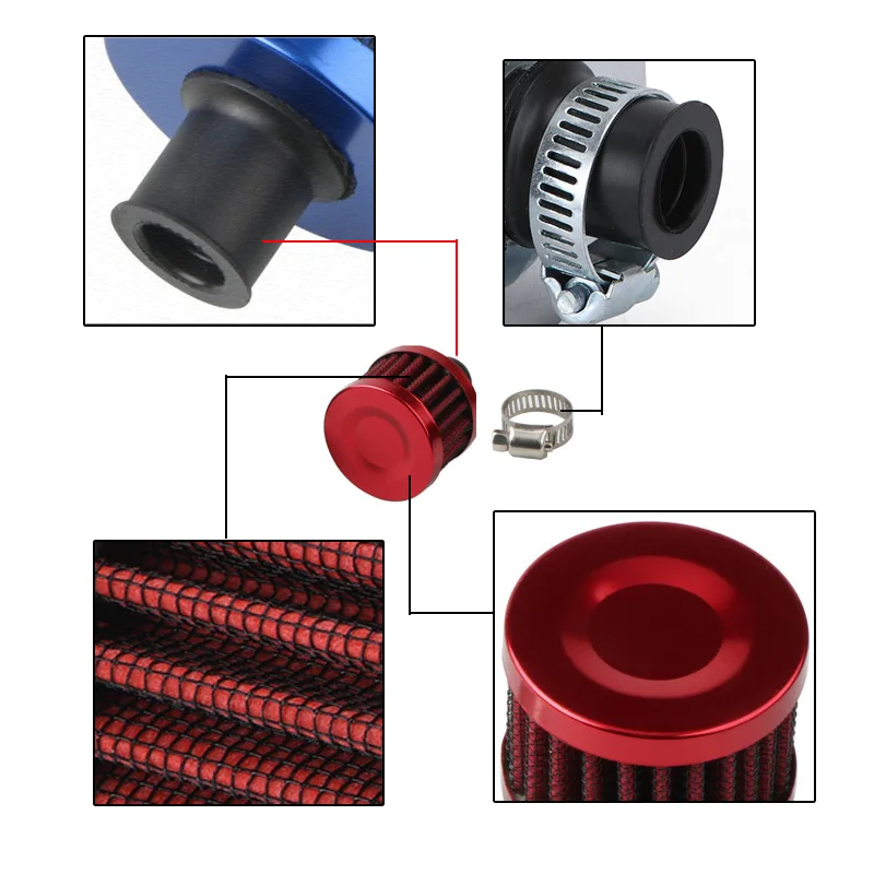 Воздушный фильтр Универсальный Малый воздушный с насадкой в виде грибов около 25
