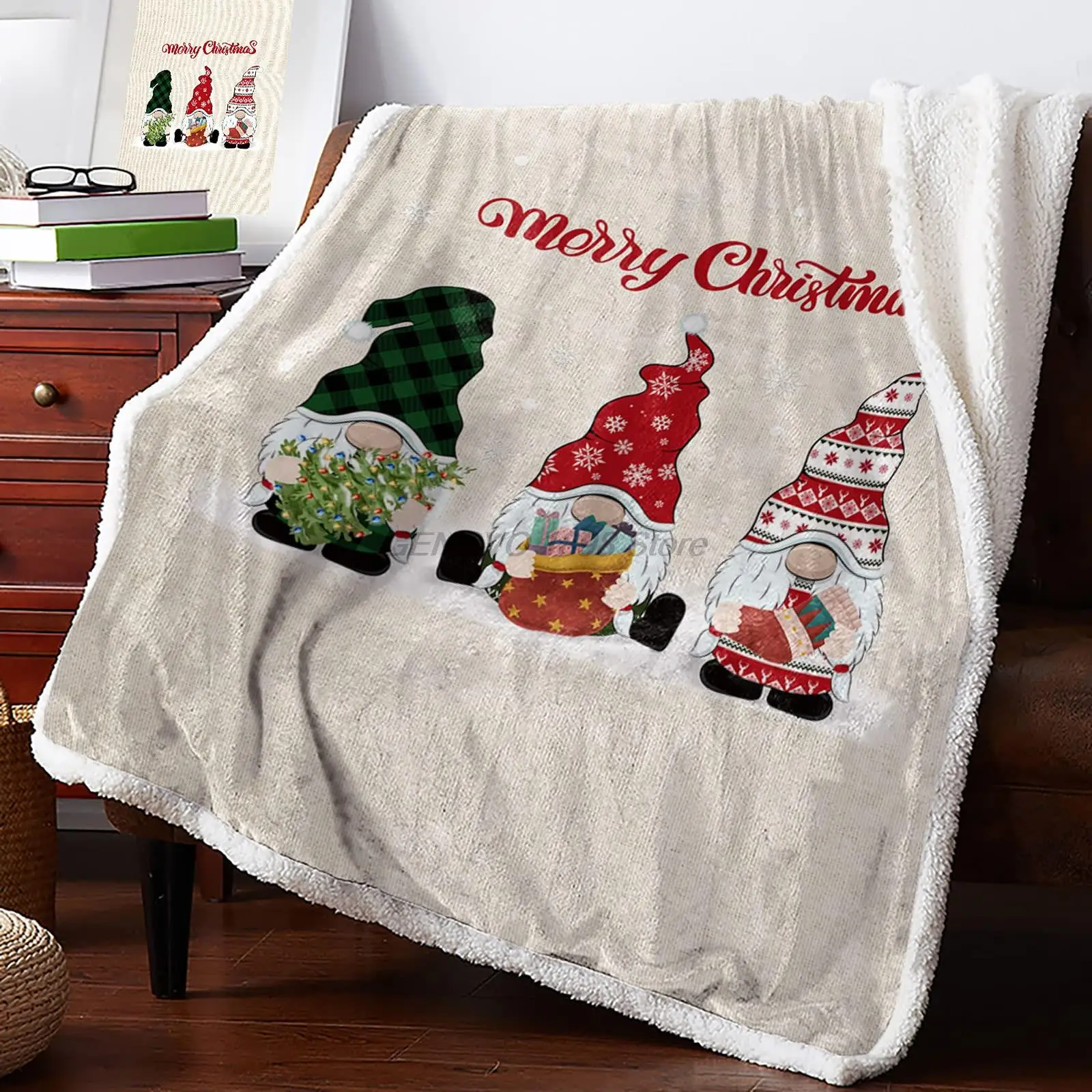 

Fleece Throw Blanket for Couch Thick Fuzzy Fluffy Soft Cozy Bed Blanket Reversible Sherpa Fleece Blanket for Sofa Chair, 50x80in
