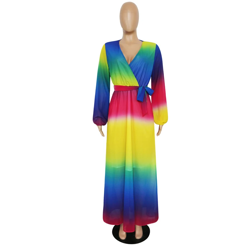 Новые женские летние шифон платье с принтом для девочек в богемном стиле пляжные