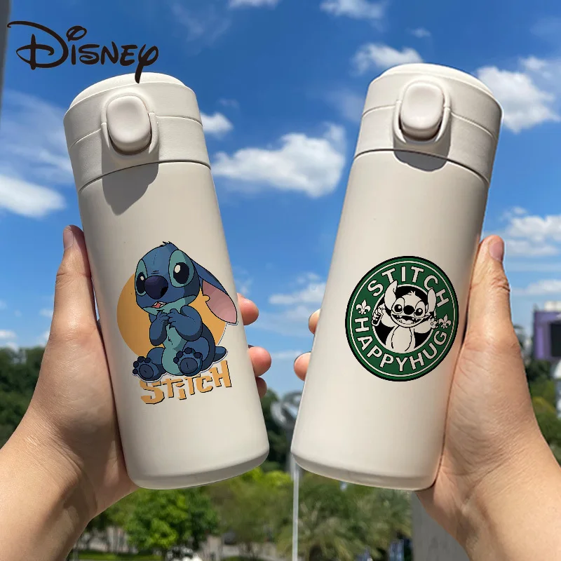 

Disney Star Baby Stitch Thermos Cup Lady Cute Cartoon Student Portable Cup thermos bottle