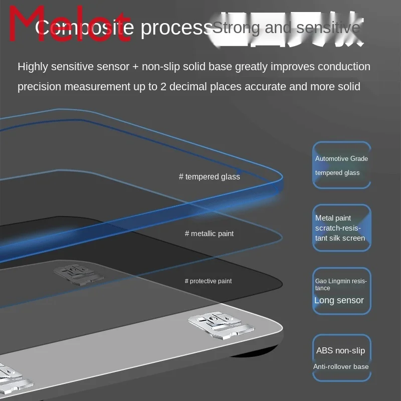 

High-End Luxury Weighing Scale Electronic Scale Rechargeable Body Weight Loss Body Fat Scale Adult Scale Weight Scale Household
